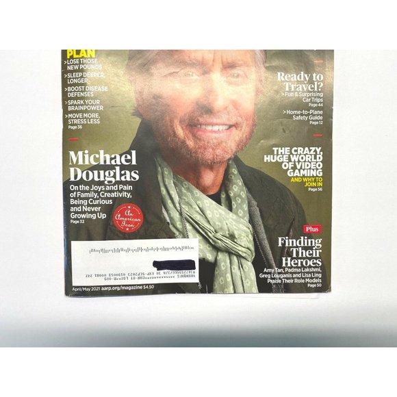 AARP Magazine April May 2021 Michael Douglas Pandemic Recovery Plan - Picture 4 of 7